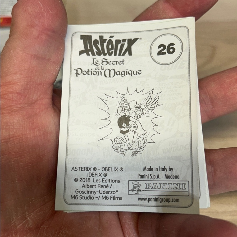 39 Astérix Le Secret de la Potion Magique Panini Stickers Français 2018